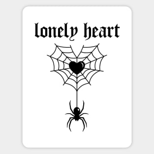 Lonely heart into web Magnet